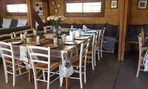 salle à manger chalets du goulet